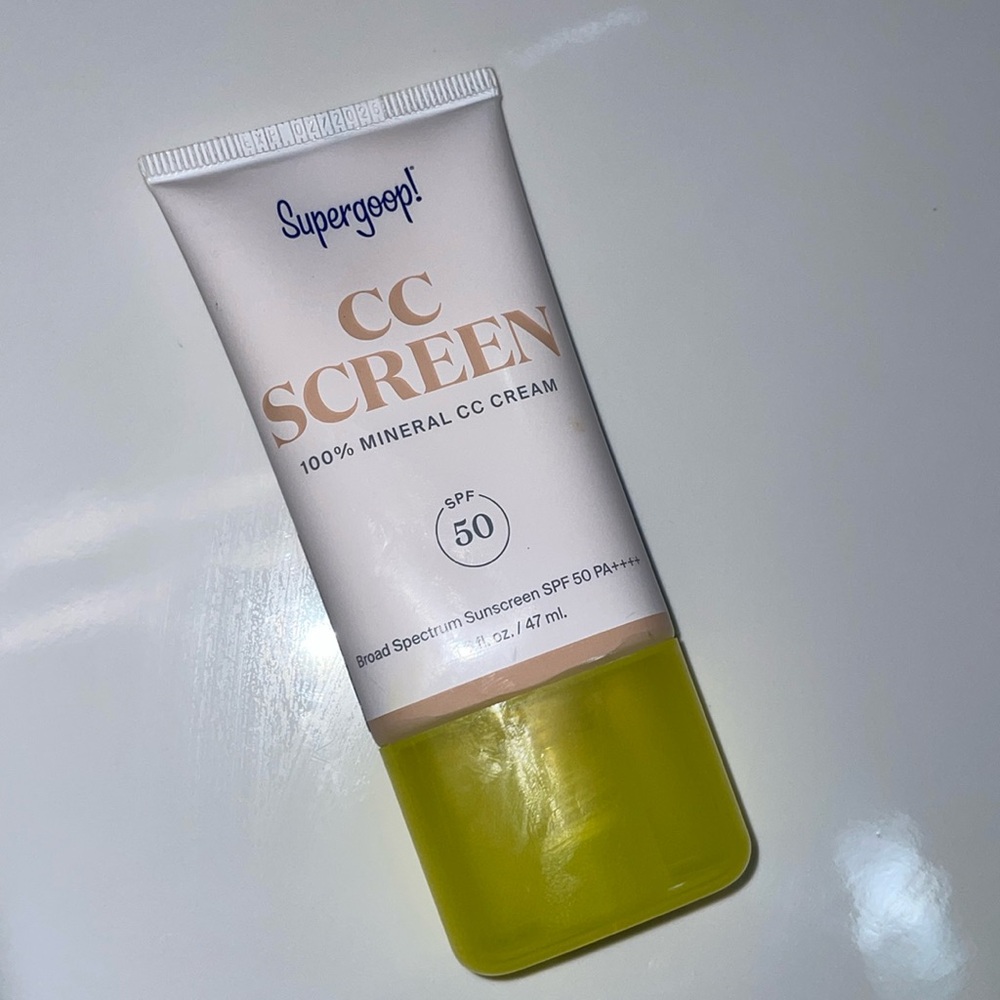 Supergoop CC cream, 100C spf 50